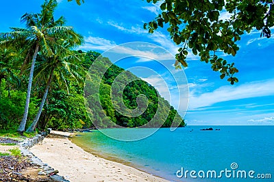 summer beach sand sea view phuket thailand Stock Photo