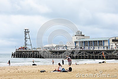 Summer at Bournemouth Pier Editorial Stock Photo