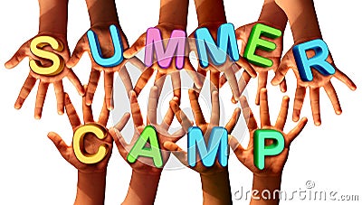 Summer Camp Kids Stock Photo