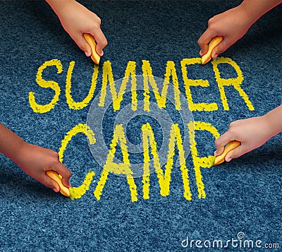 Summer Camp Stock Photo