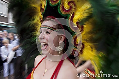 Summer carnival rotterdam Editorial Stock Photo