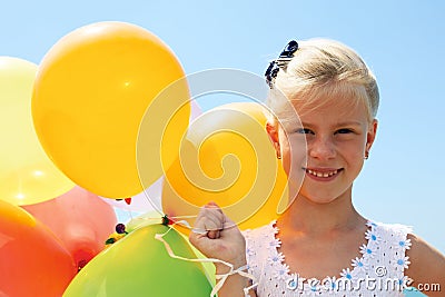 Summer, celebration, family, children and people concep Stock Photo