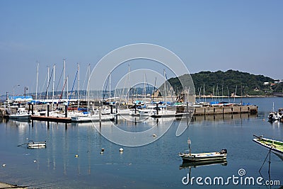 Summer Coast/Japan Kanagawa Shonan Coast Editorial Stock Photo