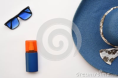 Summer concept. Relax on the beach Stock Photo