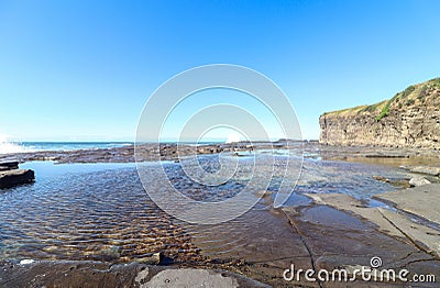 Walkers beach at South Coast New South Wales, Australia Stock Photo