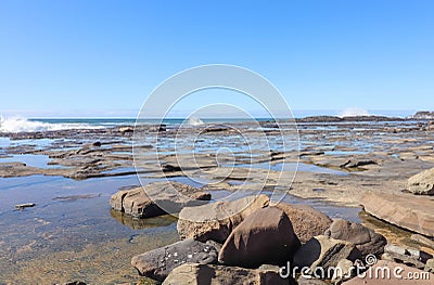 Walkers beach at South Coast New South Wales, Australia Stock Photo