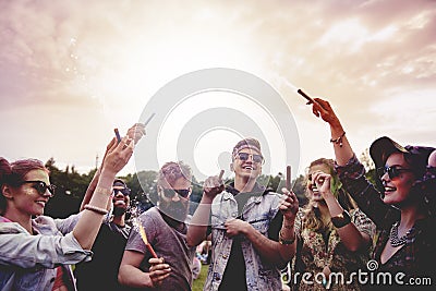 Summer festival Stock Photo