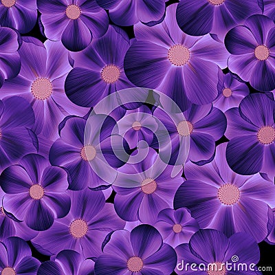 Summer floral seamless pattern. Flower background Stock Photo