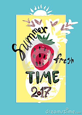 Summer Fresh Time. 2017. Stock Photo