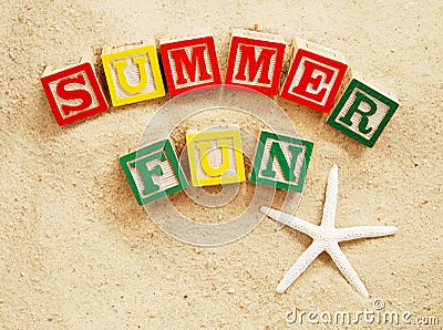 Summer Fun Stock Photo