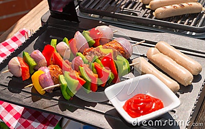 Summer grill party Stock Photo