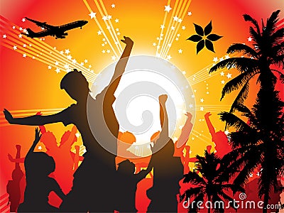 Summer holiday Vector Illustration