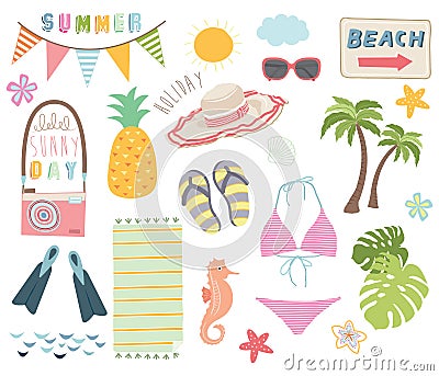 Summer Holiday Vector Illustration