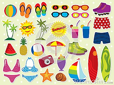 Summer Holidays Vector Illustration