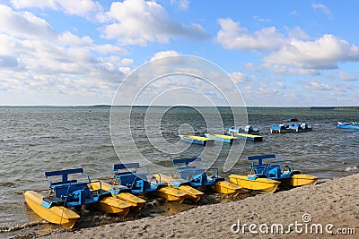 Summer at Lake Naroch Editorial Stock Photo