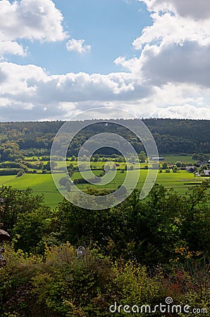 Landscape Ardennes, Wallonia, Belgium Stock Photo