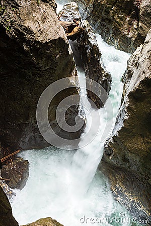 Liechtensteinklamm gorge Austria Stock Photo