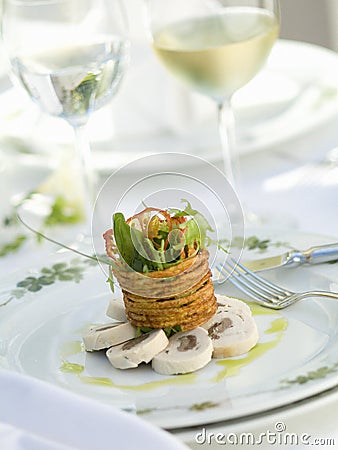 Summer light appetizer Stock Photo