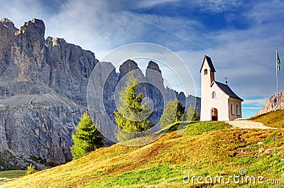 Summer mountain landscape in Alps Stock Photo