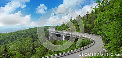 Summer Mountain Road Stock Photo