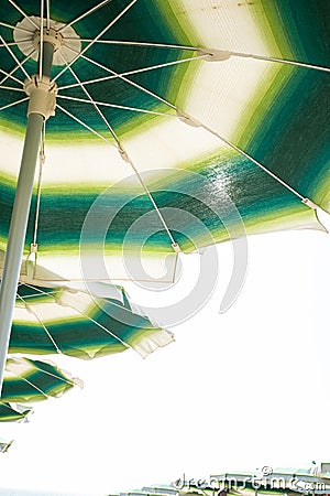 Summer parasols Stock Photo