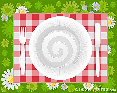 Summer picnic design Vector Illustration