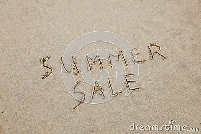Summer sale Stock Photo