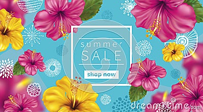 Summer Sale background Vector Illustration