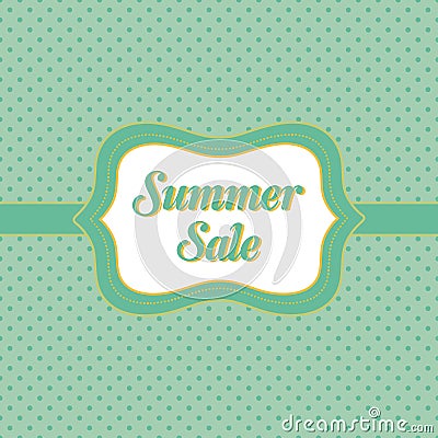 Summer Sale banner Vector Illustration