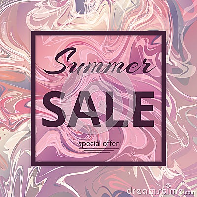 Summer Sale Pattern Vector Illustration