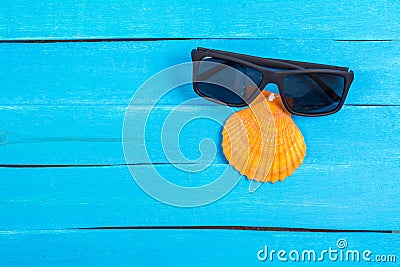 Summer setting background Stock Photo