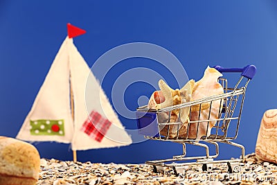 Summer shopping concept Stock Photo