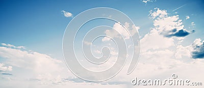 Summer sky and clouds atmosphere Stock Photo