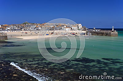 Summer in St Ives Stock Photo