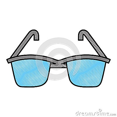 Summer sun protection sunglasses Vector Illustration