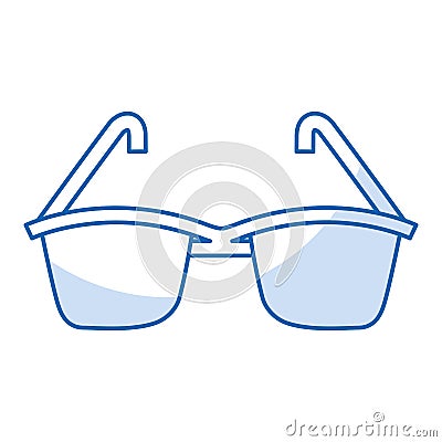 Summer sun protection sunglasses Vector Illustration