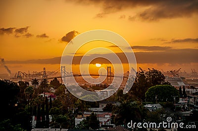 Sunrise in `The Dro` Stock Photo