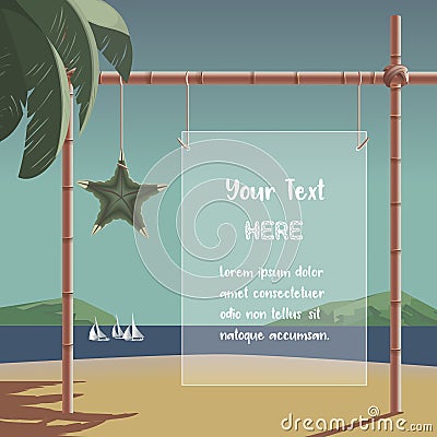 Summer time concept Vector Illustration