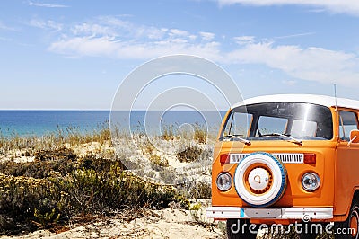 Summer Time, Sandy Beach Holidays, Fun Stock Photo