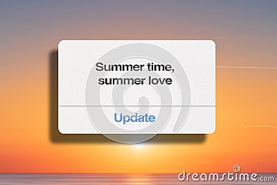 Summer time, Summer Love Stock Photo