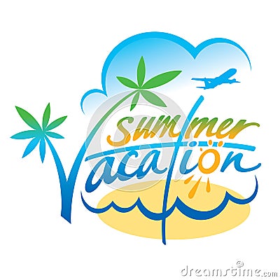 Summer Vacation Vector Illustration