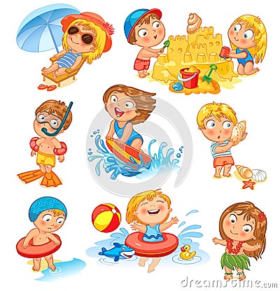 Summer vacation Vector Illustration