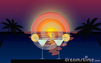 Summer vacation Vector Illustration