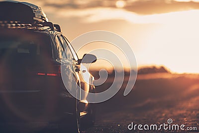 Summer Vacation Road Trip Stock Photo