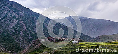 Summer view of beautiful valley Chillum Astore, Gilgit Baltistan, Pakistan Stock Photo