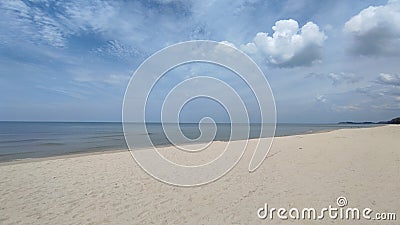 Soft waves on the beach Stock Photo