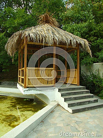 Summerhouse Stock Photo