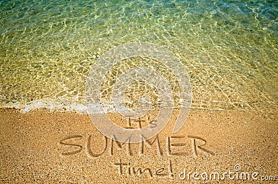 Summertime background Stock Photo