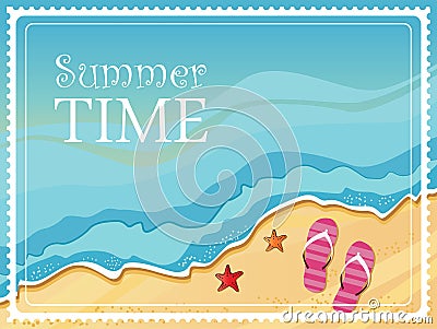 Summertime Vector Illustration