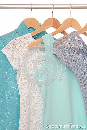 Summery blouses Stock Photo